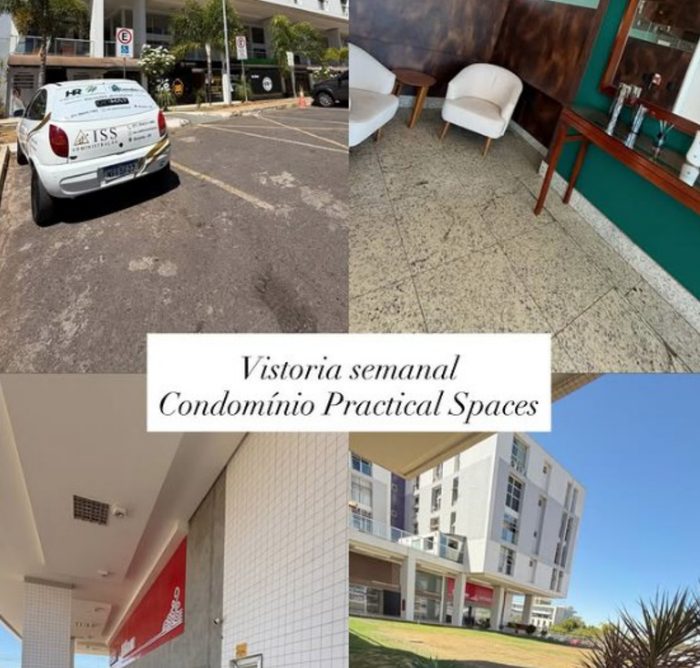 Vistoria semanal no Condomínio Practical Space